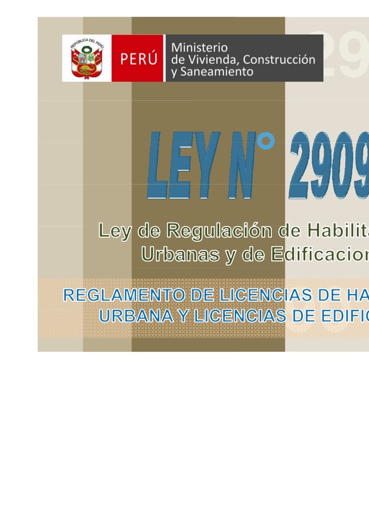 ley 29090